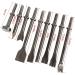 KUNTEC 9Pcs Pneumatic Chisel Tool Air Hammer Punch Chipping Bits Set 0.39 Inches Round Style Shank - Buy Online on SooperMarket.com