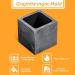 Graphite Ingot Mold for Gold, Silver, Copper Casting - 40x40x45mm, 1000g Gold/500g Silver - Buy Online on SooperMarket.com
