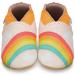 Baby Shoes with Soft Sole - Baby Girl Shoes - Baby Boy Shoes - Leather Toddler Shoes - Baby Walking Shoes 2-3 Years Rainbow