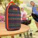 Camping Kitchen Utensils Set for Tent Campers | Portable Cookware Set for Outdoor Picnics and Barbecues | National Style Color | Essential Camping Cooking Gadgets - Buy Online on SooperMarket.com
