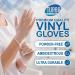 200 Small Disposable Vinyl Gloves - Non Sterile, Latex Free, Food Safe - 100 Count Box - Buy Online on SooperMarket.com