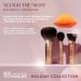 Real Techniques Sleigh The Night Mini Brush + Sponge 4 Piece Holiday Gift Set - Perfect Gift for Makeup Lovers | International Shipping Available - Buy Online on SooperMarket.com