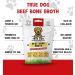 True Dog Beef Bone Broth Powder 100% Pure Broth Protein Powder for Cats & Dogs | Joint Digestion & Gut support | Makes 2ltrs | High in Type II Collagen | 20 Servings 60g - Buy Online on SooperMarket.com