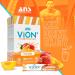 ViON+ Hydration Mix Peach Mango - Sugar-Free Electrolyte Powder with 8 Essential Vitamins - 20 On-the-Go Stick Packs for Hydration Energy & Recovery - Natural Flavors & No Artificial Colors or Dyes - Buy Online on SooperMarket.com