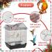 Adjustable Bird Cage Net Seed Catcher | Nylon Mesh Cover for Parrot Cage | Bird Rope Perch Toys | Cage Accessories | White, 78.7 x 15 Inch - Buy Online on SooperMarket.com