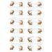 24 Koi edible Pre-Cut party decorations Wafer Paper Cupcake Topper Cake - Buy Online on SooperMarket.com
