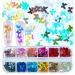 LoveOurHome Nail Glitters Sequins Set - Holographic Heart Butterfly Star Chunky Glitter Flakes for Nails & Crafts - Buy Online on SooperMarket.com