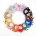 56-Piece Knotted Hair Ties - Ponytail Holders for Women & Girls in 14 Colors - Buy Online on SooperMarket.com