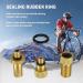 Henmi Bicycle Valve Adapter Set - Universal Fit for All Valves Includes Auto French Air Pump Ball Needle & Compressor Adapters with Sorting Box - Buy Online on SooperMarket.com