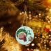 YYHHAOFA Sunflower Seeds Watermelon Seeds Prints Christmas Ceramic Round Pendant Decoration - Festive Hanging Ornament for Stores and Homes -2.9 in - Buy Online on SooperMarket.com