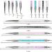 HOMEREVEL 5Pcs Nail Art Brush Set for Stunning Designs and Fine Detailing - Ideal for Salons and DIY Nail Art - Buy Online on SooperMarket.com