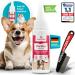 Powerpets - Spot on tick protection for dogs including free flea comb 100% natural and effective against ticks fleas & hairlings parasite drops against ticks for dogs for the whole season