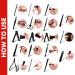 Kichly 18-Part Manicure Set for Women & Men - Nail Tools & Accessories with Travel Case - Nail Clip Set & Scissors (Red/Black) - Buy Online on SooperMarket.com