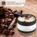 DNAMOFV Injune Coffee Fragrance Candle - Organic Soy 50-Hour Burn Perfect Father's Day Gift for Men & Women - Includes Obsidian & Coffee Beans 200g - Buy Online on SooperMarket.com