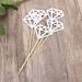 Vaguelly 50pcs Diamond Dessert Topper Happy Wedding Diamond Birthday Cake Picks Wedding Decoration Fruit Cake Decorations for Home Fruitcakes Wedding D cor Anniversary Toothpick Flash Baby Silver medium - Buy Online on SooperMarket.com
