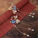 Minkissy Chinese Hair Stick 1 Pair of Retro Flower Hair Chopsticks Hairpin Japanese Chignon Pin Vintage Hair Accessories - Buy Online on SooperMarket.com
