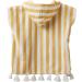 Buy Vertbaudet Baby Bath Poncho - Yellow Striped (Size 74-80) | International Shipping Available - Buy Online on SooperMarket.com
