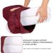 Premium Simian Yoga Bolster Pillow - Supportive Rectangular Cushion with Velvet Cover - Washable & Skin-Friendly - Ideal for Restorative & Yin Yoga - Burgundy - Buy Online on SooperMarket.com