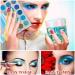 QIUFSSE Blue Eyeshadow Palette - 15 Colors Matte Glitter Blendable Eye Shadow Set for Women | Long Lasting Metallic Shades | Christmas Gift Idea - Buy Online on SooperMarket.com
