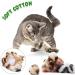 12-Piece Large Plush Pets Ball Toy Set for Cats - Fuzzy Pom Pom Balls in Pink Leopard Print | Indoor Cat Entertainment - Buy Online on SooperMarket.com