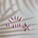 Matte Pink Daisy Flower Fake Nails Set with Glue - 24 Medium Almond Shape Purple Designs for Women and Girls - Buy Online on SooperMarket.com