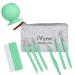 iVyne (8pcs) Premium Vinyl Weeding Tool Kit & Weeding Scrap Collector Soft Grip Tools with Berry  Weeder  Tweezers  Picker Or Hook  and Scraper Set for Silhouette Cameos & Cricut - Green Green 8pcs