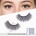 20 Pairs Natural Faux Mink False Eyelashes | Handmade & Reusable | Fluffy Volume Long Thick Lashes | 12mm | Pack of 1 - Buy Online on SooperMarket.com
