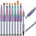 Lanlousy Double-Point Drill Pen Nail Art Acrylic UV Gel Extension Builder Flower Painting Pen Manicure Tool 9 9# - Buy Online on SooperMarket.com
