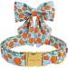 Buy Cute Pumpkin Dog Collar for Halloween - Cotton Halsan for Small Medium & Large Dogs | Aring Pet - Buy Online on SooperMarket.com