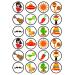24 Mexico Mexican Theme Edible Cupcake Toppers - Stand Up Disc Wafer Cake Decorations