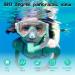 Kids Snorkel Set - 2 Pack Dry Top Mask & Gear for Boys Girls | Anti-Fog, Panoramic View, No Leak Mouthpiece | Scuba Diving & Swimming Equipment with Mesh Bag - Blue & Light Green - Buy Online on SooperMarket.com