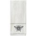 SKL Home Farmhouse Bee Hand Towel Set - White | Luxe cotton towels with charming bee design - Buy Online on SooperMarket.com