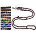 Dog linen large dogs up to 80 kg double linen jumbo 2.40m / 2.80m / 3.50m / 5m adjustable exercise line / guide very stable (3.50m 4-fold adjustable ohio (black-silver-red)) 3.50m 4-fold ohio (Black-silver-red)