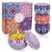 XTDMJ fragrance candles gifts for women 4 pieces of natural soy wax aromatherapy candles set fragrance candle for stress relief relaxation of the body Christmas birthday bath yoga 4 pack