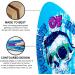 TCXDG Skipper Skimboard 35&41 Inch Wooden Beginners Skim Board - Easy Grip Sand Board for Beach - Blue Skeleton Design - Buy Online on SooperMarket.com