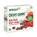 Sprout Organic Baby Food Stage 4 Toddler Fruit Snacks - Red Fruit Beet & Berry Crispy Chews (20 Pack) - Buy Online on SooperMarket.com