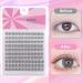 Natural Lash Clusters - 120pcs Wispy Eyelash Extensions (10-12mm) | Thick C Curl DIY False Eyelashes for Beginners | Thin Band Individual Lashes - Buy Online on SooperMarket.com