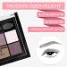 Manhattan Eyemazing Effect Eyeshadow Palette - 4 Shimmering Smokey Eye Colors | Fancy Nudes 60m - 1 Pack for Stunning Makeup Looks - Buy Online on SooperMarket.com