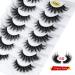 Buy 7 Pairs of 6D False Eyelashes - Reusable Natural Artificial Eyelashes Set (G886) - International Shipping Available - Buy Online on SooperMarket.com