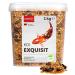 Petifool koi exquisit 1kg - dried feed mix - for water turtles and fish - mixture of silk cocks shrimp and gammarus - natural feed