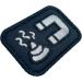Shit Magnet Embroidered Airsoft Velcro Patch - Perfect for Cosplay & Tactical Gear | International Shipping - Buy Online on SooperMarket.com