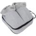 Portable Electrically Heated Foot Warmers for Men & Women - Fast Warming & Massage Device - Perfect for Home & Office (EU Plug) - Buy Online on SooperMarket.com