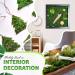 DUSPRO Moss Mat 2Pcs - Self Stick Moss for Crafts & Decor - 13x9.5 Inches - Ideal for Moss Wall Decor & Wedding Party - Green Sheet Moss - Buy Online on SooperMarket.com