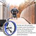 Wheelchair Wheel Covers 24-Inch Silicone Wheelchair Push Rim Covers Non-Slip Wear-Resistant Silicone Grip Covers for Improved Traction Hand Protection Easy Installation Universal Fit for 22/24-I 22-Inch Blue - Buy Online on SooperMarket.com