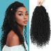 45 cm 18" / RIVER LOCS / 500G / 5 PIEZAS DE EXTENSIONES DE PELO PARA TRENZAS DE GANCHILLO/POR PIEZA: 24 HEBRAS 100G / CON ASPECTO NATURAL PREMIUM (18"45cm 1B)