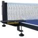 Comesee Professional Table Tennis Ping Pong Net Post Set Strength Screw Clamp with Net Clip Insert, 1.5 Inch Width Grip Holder, Tension and Height Adjustable Easy Set Up (Black)