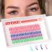 JIMIRE CL03 Colored Lash Clusters Individual Eyelashes - 100Pcs 14mm 3D Effect Pink Lashes for DIY Eyelash Extensions - CC Curl Wispy, Natural Look, Reusable Pack - 4 Colors - Buy Online on SooperMarket.com