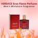 Versace Eros Flame Perfume for Men Mini EDP Splash 0.17 Ounce Rosemary Sandalwood Vanilla Lemon 0.17 Fl Oz (Pack of 1) - Buy Online on SooperMarket.com