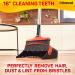 Long Handle Broom and Dustpan Set - Kitchen and Lobby Cleaning Combo - Red - Buy Online on SooperMarket.com