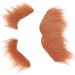 Mustaches Eyebrow Set Self Adhesive Fake Beard and Fake Eyebrow Set False Facial Hair Costume Accessory for Adults Brown - Buy Online on SooperMarket.com